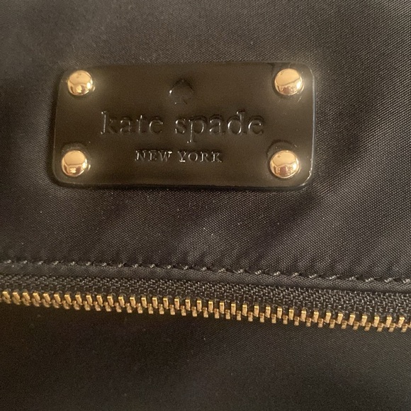 KATE SPADE Nylon bag w/patent leather trim! EUC! - Picture 8 of 16